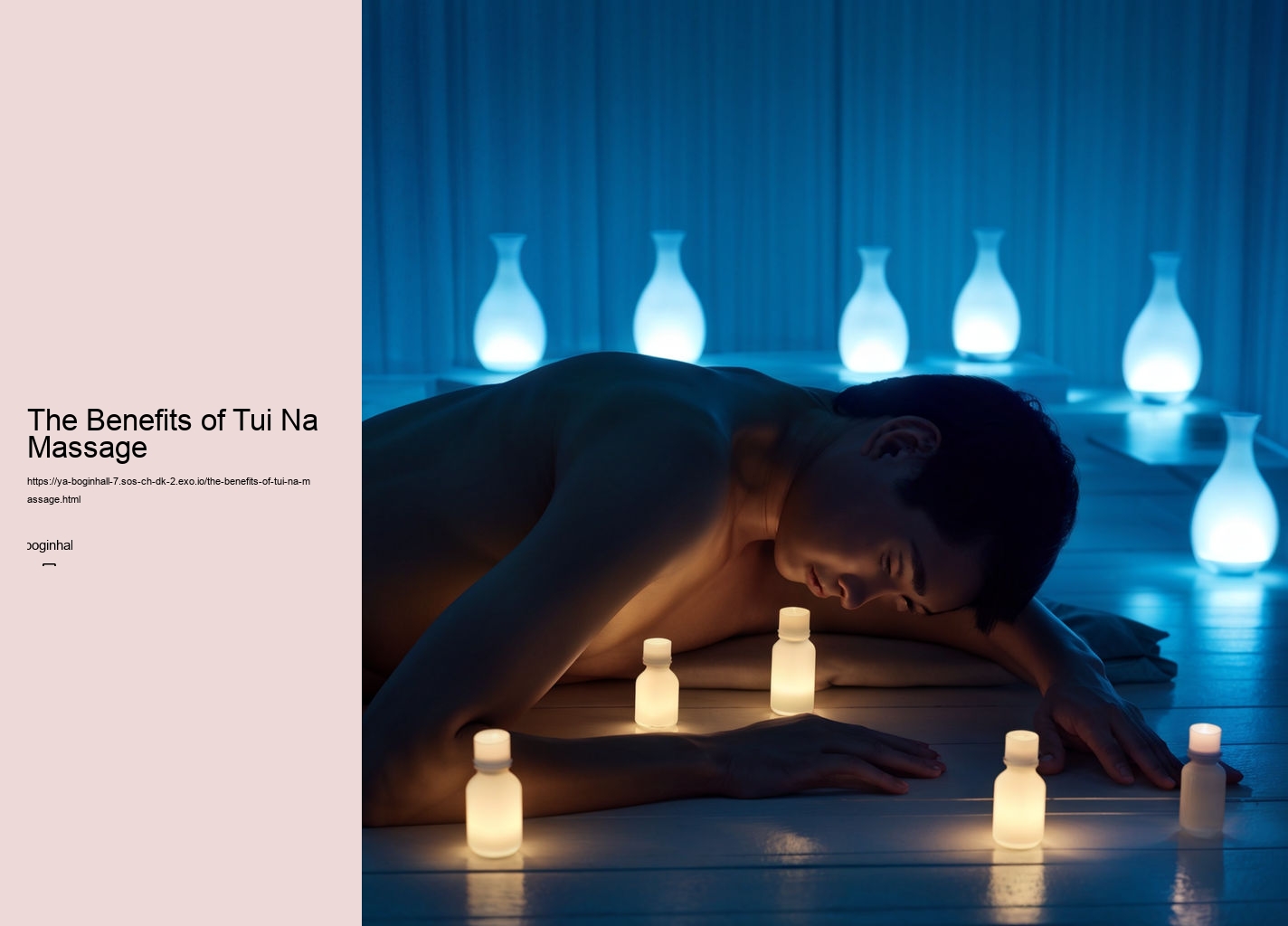 The Benefits of Tui Na Massage